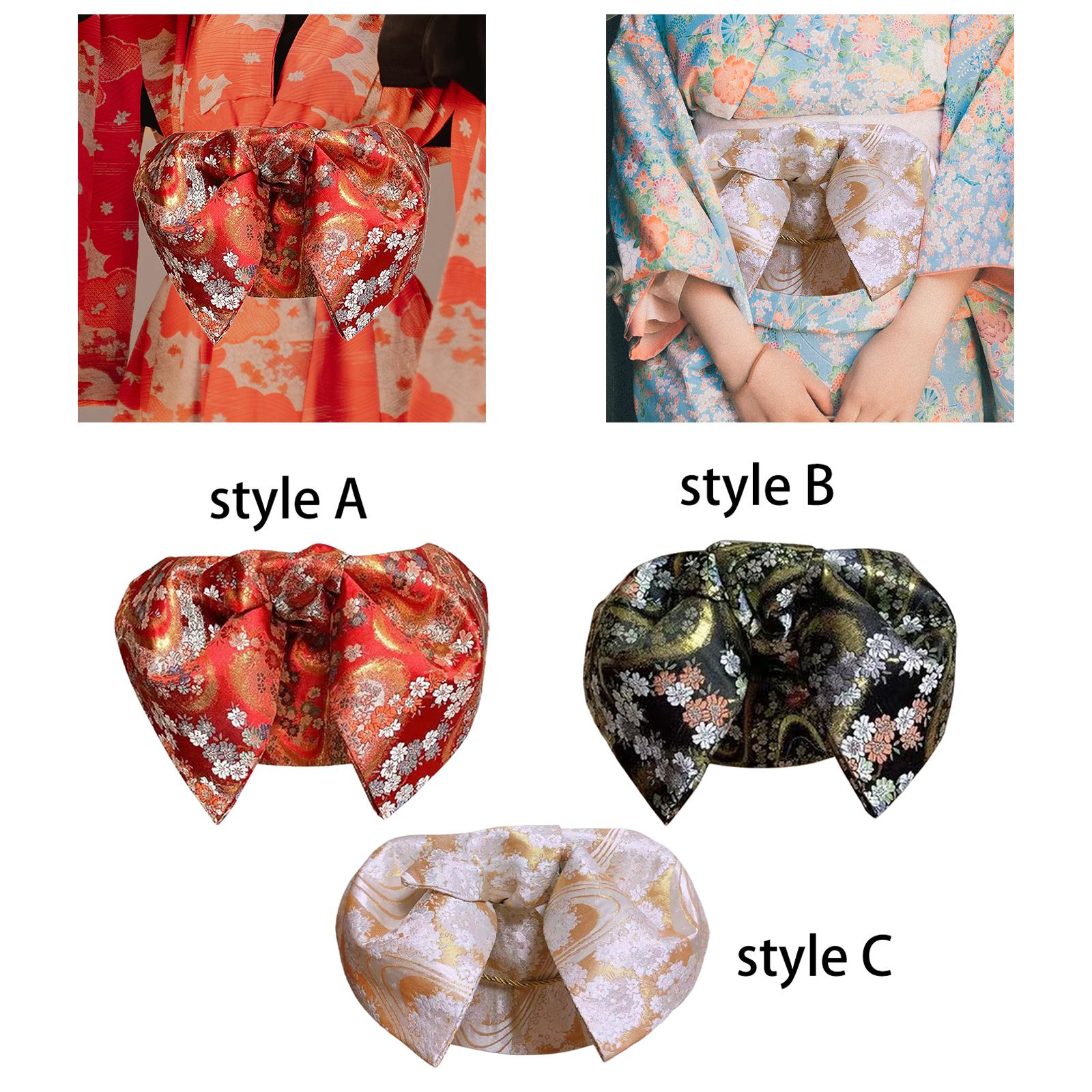 Bow Tie Pre Tied - Cintura Obi Tradizionale Giapponese per Donna,