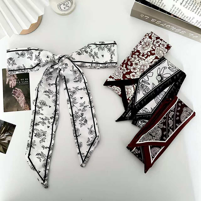Face Scarf Mask - Sciarpa Lunga in Seta di Lusso