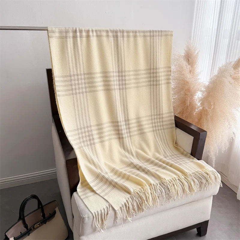 Sciarpa Invernale con Frange p - Woven Scarf Blanket recensione e prezzo