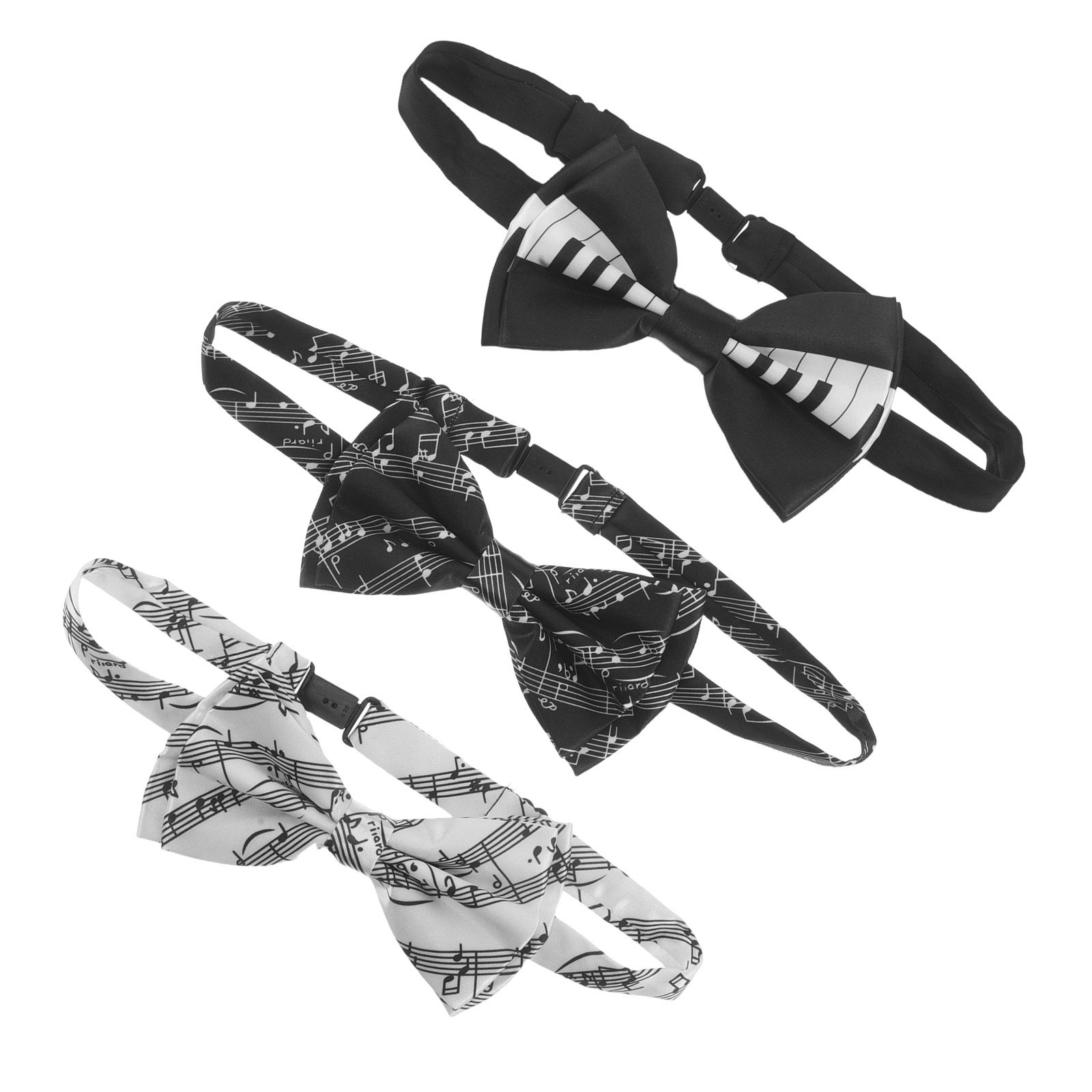 Set da 3 papillon a tema piano - Bow Tie Pre Tied recensione e prezzo